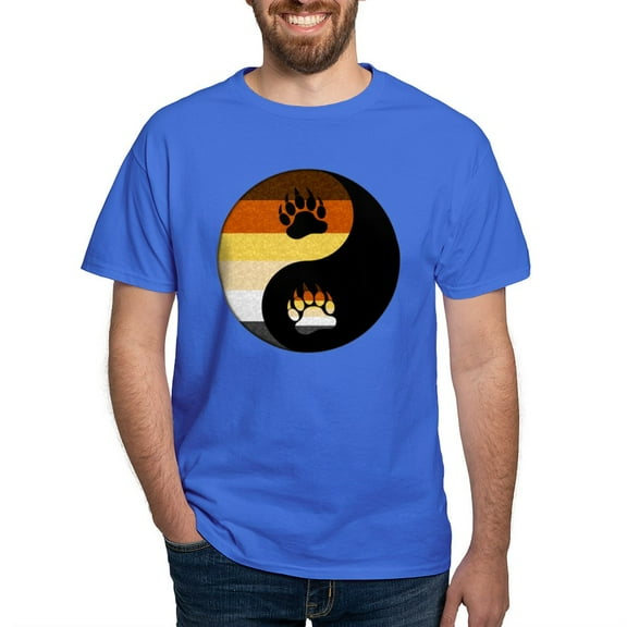 CafePress - Bear Yin And Yang T Shirt - Men's Classic Graphic Cotton T-Shirt