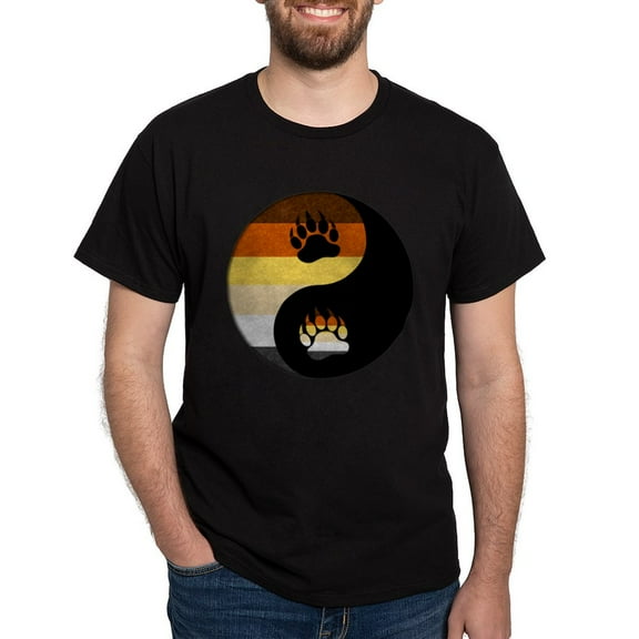 CafePress - Bear Yin And Yang T Shirt - Men's Classic Graphic Cotton T-Shirt