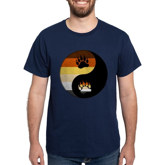 CafePress - Bear Yin And Yang T Shirt - Men's Classic Graphic Cotton T-Shirt