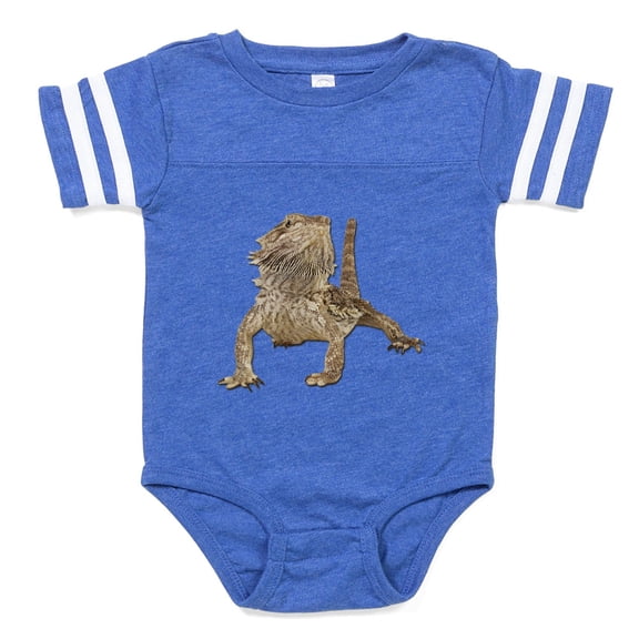 CafePress - Bearded Dragon - Cute Infant Baby Football Bodysuit
