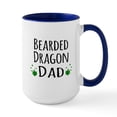 thumbnail image 1 of CafePress - Bearded Dragon Dad Mugs - 15 oz Ceramic Large White Novelty Mug, 1 of 4