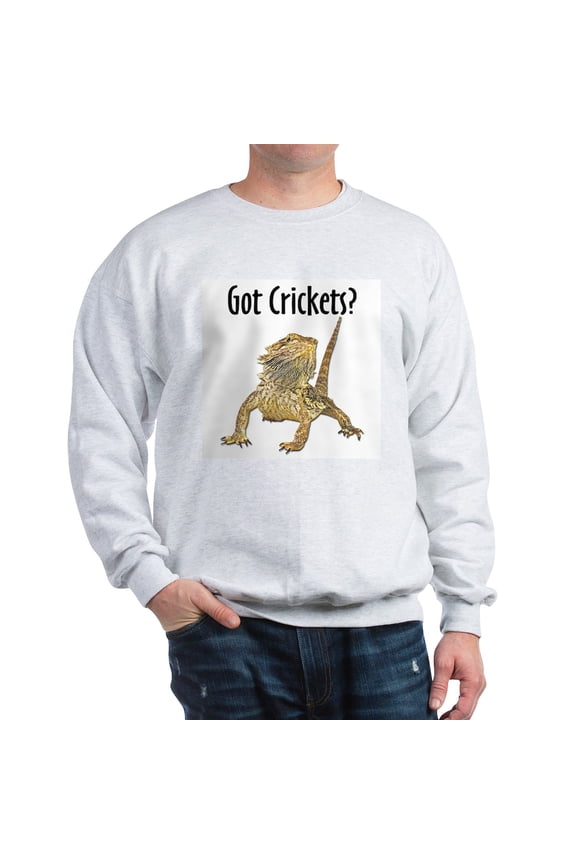 - Bearded Dragon Got Crickets Sweatshirt - Crew Neck Sweatshirt