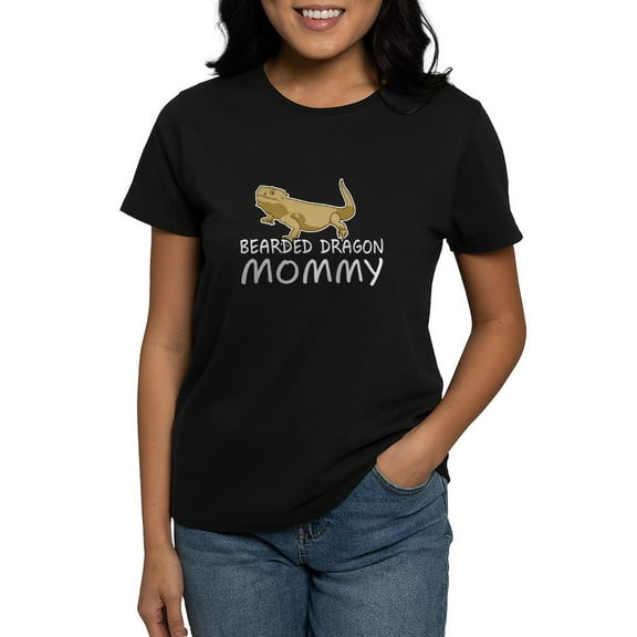 CafePress - Bearded Dragon Mommy T Shirt - Women's Traditional Fit Dark T-Shirt