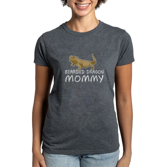 CafePress - Bearded Dragon Mommy T Shirt - Women's Traditional Fit Dark T-Shirt