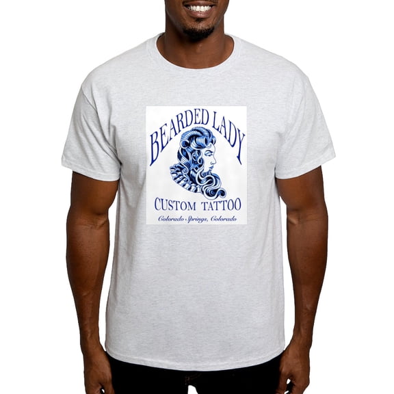 CafePress - Bearded Lady Logo T Shirt - Men's Classic Graphic T-Shirt