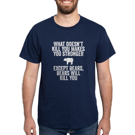 CafePress - Bears Kill You T Shirt - Men's Classic Graphic Cotton T-Shirt