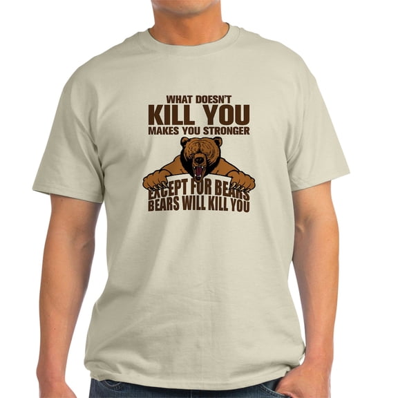 CafePress - Bears Will Kill You T Shirt - Men's Classic Graphic T-Shirt