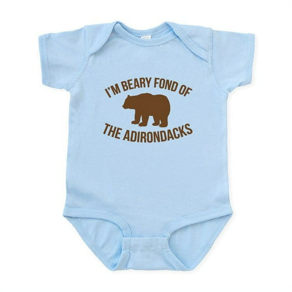 CafePress - Beary Fond Adirondacks Body Suit - Baby Light Bodysuit, Size Newborn - 24 Months
