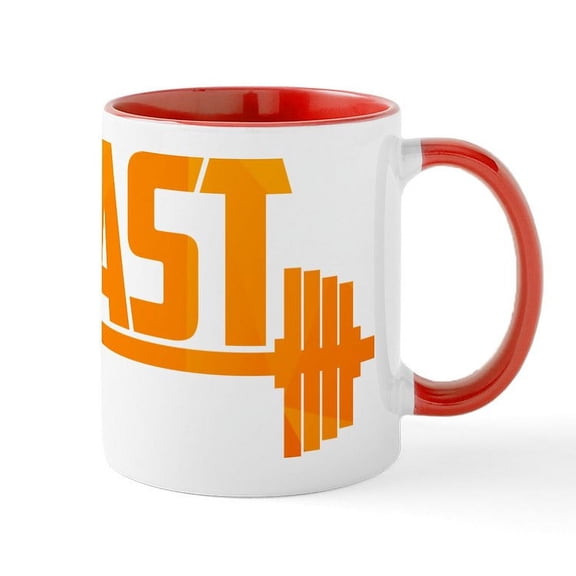 CafePress - Beast Gold Mug - 11 oz Ceramic Mug - Novelty Coffee Tea Cup