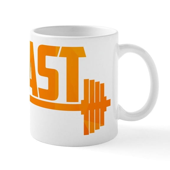 CafePress - Beast Gold Mug - 11 oz Ceramic Mug - Novelty Coffee Tea Cup