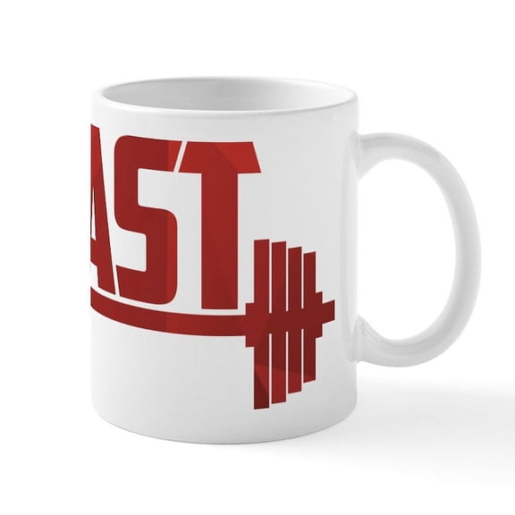 CafePress - Beast Red Mug - 11 oz Ceramic Mug - Novelty Coffee Tea Cup