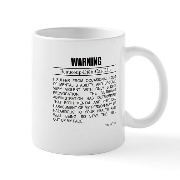 CafePress - Beaucoup Dien Cai Dau Mug - 11 oz Ceramic Mug - Novelty Coffee Tea Cup