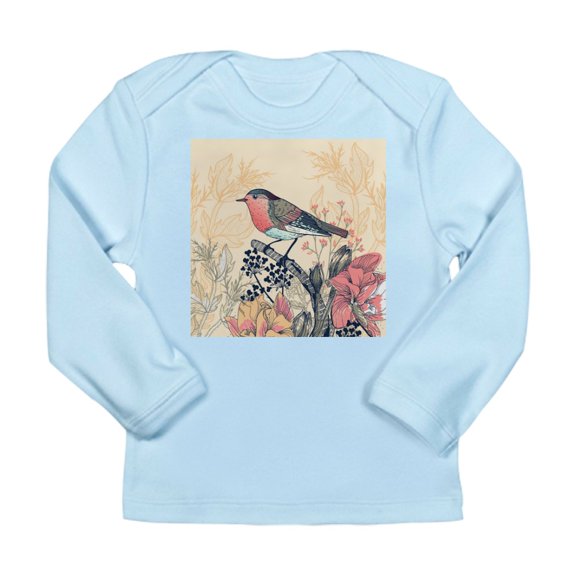 CafePress - Beautiful Bird Long Sleeve T Shirt - Long Sleeve Infant T-Shirt