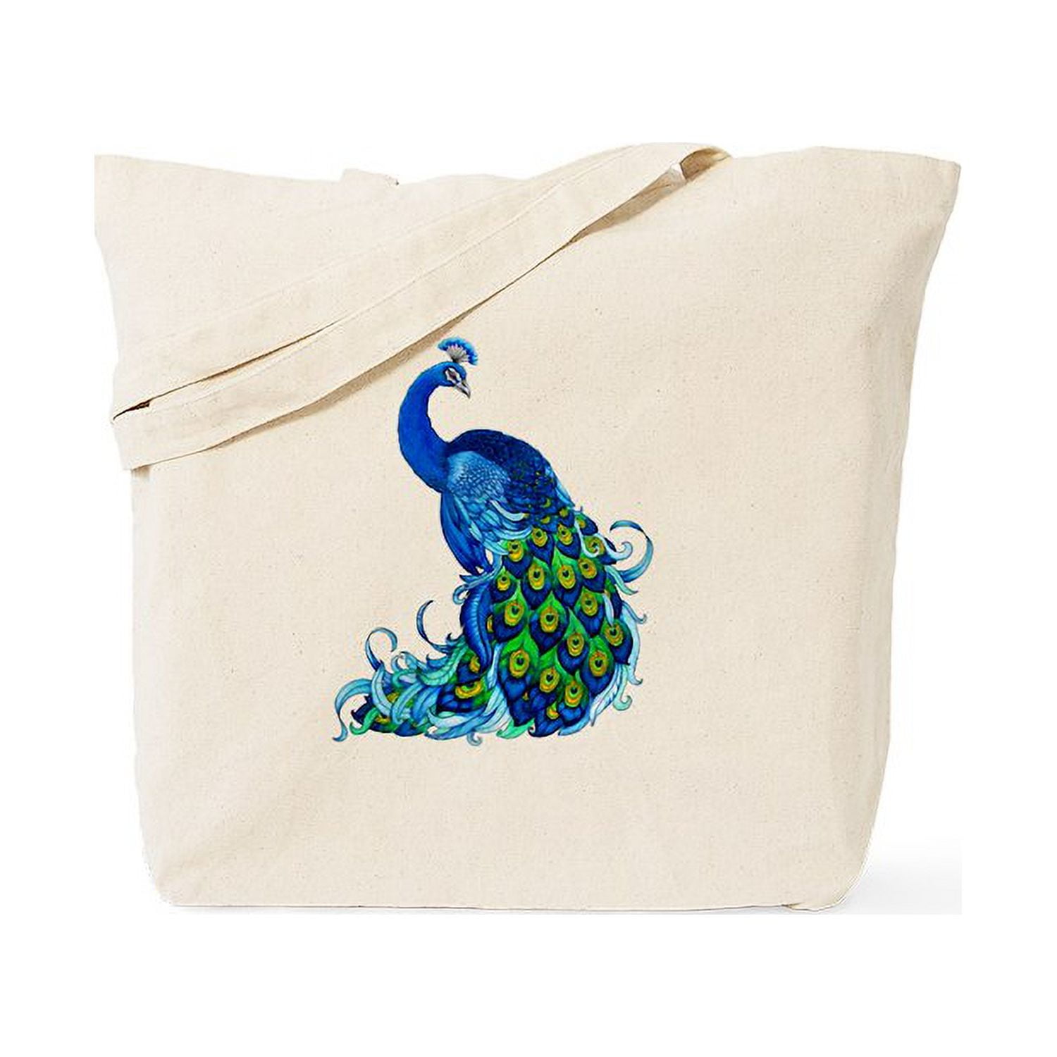 Peacock tote bag sale