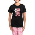 thumbnail image 1 of CafePress - Beautiful Dance Figure Women's Dark Pajamas - Women's Short Sleeve Print T-Shirt and Pants Dark Cotton Pajama Set, 1 of 7