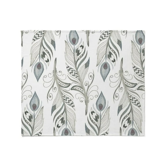 CafePress - Beautiful Feathers Throw Blanket - Soft Fleece Throw Blanket, 50"x60" for All Ages