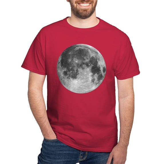 CafePress - Beautiful Full Moon T Shirt - Men's Classic Graphic Cotton T-Shirt