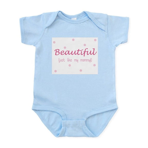 CafePress - Beautiful Just Like Mommy Infant Bodysuit - Baby Light Bodysuit, Size Newborn - 24 Months