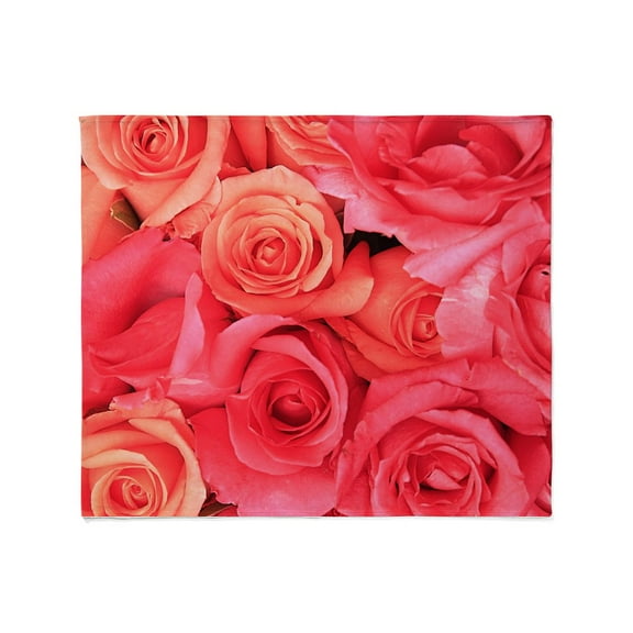 CafePress - Beautiful Roses Throw Blanket - Soft Fleece Throw Blanket, 50"x60" for All Ages