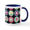 thumbnail image 1 of CafePress - Beautiful Trendy Girly Floral Pattern Mug - 11 oz Ceramic Mug - Novelty Coffee Tea Cup, 1 of 4