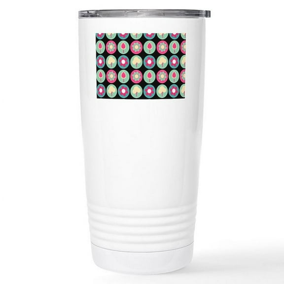 CafePress - Beautiful Trendy Girly Stainless Steel Travel Mug - Insulated Stainless Steel Travel Tumbler 20 oz.