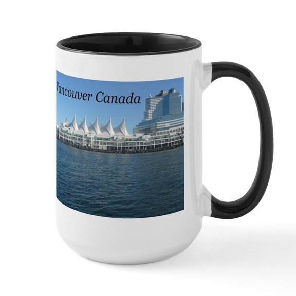CafePress - Beautiful Vancouver B.C Large Mug - 15 oz Ceramic Large White Novelty Mug