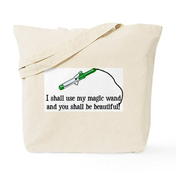 CafePress - Beauty Shop Magic Tote Bag - Unisex Canvas Tote Bag, Beige, 1-Piece