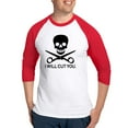 thumbnail image 1 of CafePress - Beauty Shop Pirate 1 Baseball Jersey - Cotton Baseball Jersey, 3/4 Raglan Sleeve Shirt, 1 of 4