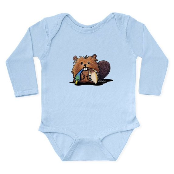 CafePress - Beaver Lover Long Sleeve Infant Bodysuit - Long Sleeve Cotton Baby Bodysuit