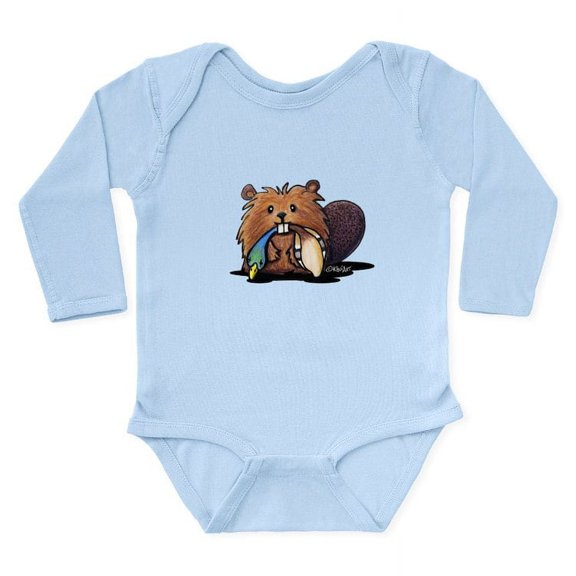 CafePress - Beaver Lover Long Sleeve Infant Bodysuit - Long Sleeve Cotton Baby Bodysuit