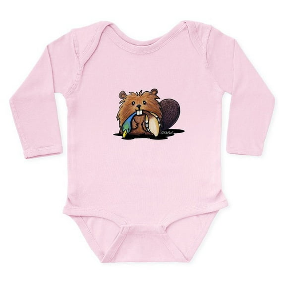 CafePress - Beaver Lover Long Sleeve Infant Bodysuit - Long Sleeve Cotton Baby Bodysuit