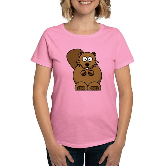 CafePress - Beaver Women's Dark T Shirt - Women's Traditional Fit Dark T-Shirt