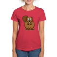 thumbnail image 1 of CafePress - Beaver Women's Dark T Shirt - Women's Traditional Fit Dark T-Shirt, 1 of 4