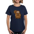 thumbnail image 1 of CafePress - Beaver Women's Dark T Shirt - Women's Traditional Fit Dark T-Shirt, 1 of 4