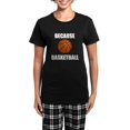 thumbnail image 1 of CafePress - Because Basketball Pajamas - Women's Short Sleeve Print T-Shirt and Pants Dark Cotton Pajama Set, 1 of 7