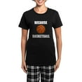 thumbnail image 1 of CafePress - Because Basketball Pajamas - Women's Short Sleeve Print T-Shirt and Pants Dark Cotton Pajama Set, 1 of 7