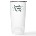 thumbnail image 1 of CafePress - Because Engineer Stainless Steel Travel Mug - Insulated Stainless Steel Travel Tumbler 20 oz., 1 of 3