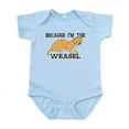 thumbnail image 1 of CafePress - Because I'm The Weasel Infant Bodysuit - Baby Light Bodysuit, Size Newborn - 24 Months, 1 of 4