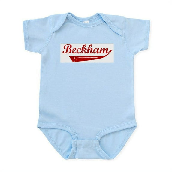 CafePress - Beckham (Red Vintage) Infant Bodysuit - Baby Light Bodysuit, Size Newborn - 24 Months