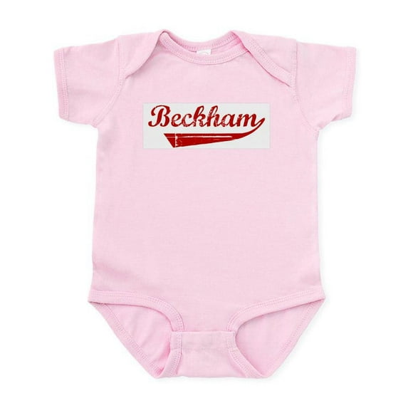 CafePress - Beckham (Red Vintage) Infant Bodysuit - Baby Light Bodysuit, Size Newborn - 24 Months