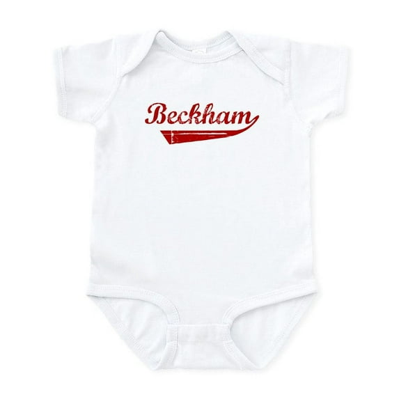 CafePress - Beckham (Red Vintage) Infant Bodysuit - Baby Light Bodysuit, Size Newborn - 24 Months