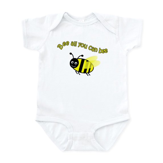 CafePress - Bee All That You Can Bee Infant Bodysuit - Baby Light Bodysuit, Size Newborn - 24 Months