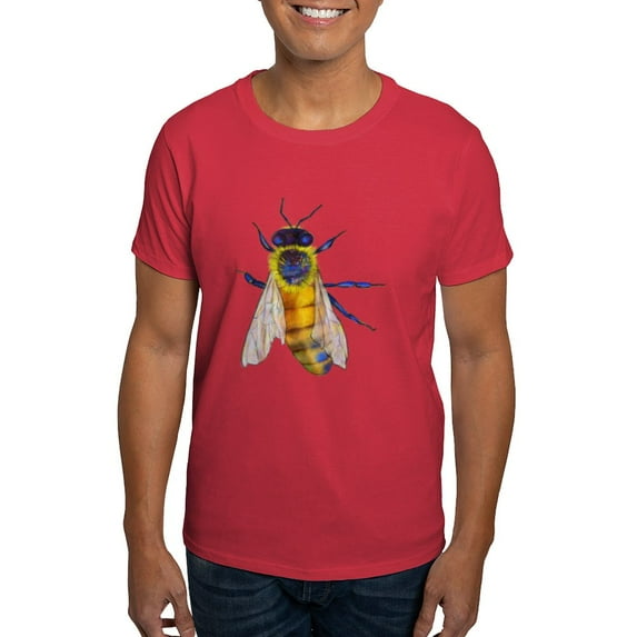 CafePress - Bee Dark T Shirt - Men's Classic Graphic Cotton T-Shirt
