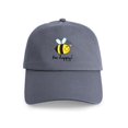 thumbnail image 1 of CafePress - Bee Happy Cap - Adjustable 100% Brushed Unisex Casual Cotton Baseball Cap, Beige, 1, 1 of 2