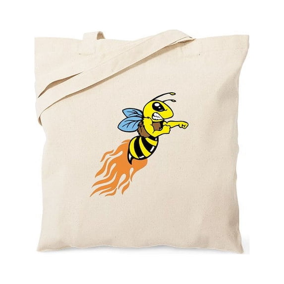 CafePress - Bee Mascot Tote Bag - Unisex Canvas Tote Bag, Beige, 1-Piece