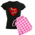 thumbnail image 1 of CafePress - Bee My Valentine Pajamas - Women's Dark Pajamas, 1 of 4
