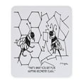 thumbnail image 1 of CafePress - Bee Skips Geometry Class Mousepad - Non-slip Rubber Mousepad, Gaming Mouse Pad, 1 of 5