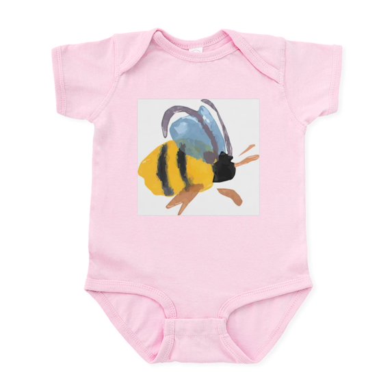 CafePress - Bee Watercolor Infant Bodysuit - Baby Light Bodysuit, Size Newborn - 24 Months
