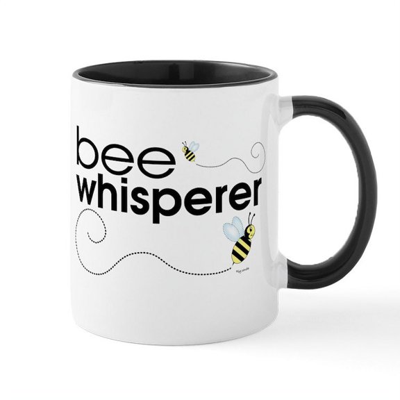CafePress - Bee Whisperer Mug - 11 oz Ceramic Mug - Novelty Coffee Tea Cup