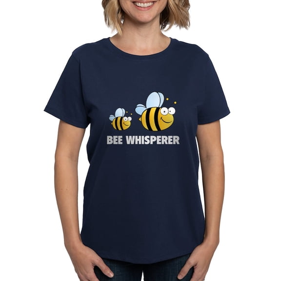 CafePress - Bee Whisperer Women's Dark T Shirt - Women's Traditional Fit Dark T-Shirt